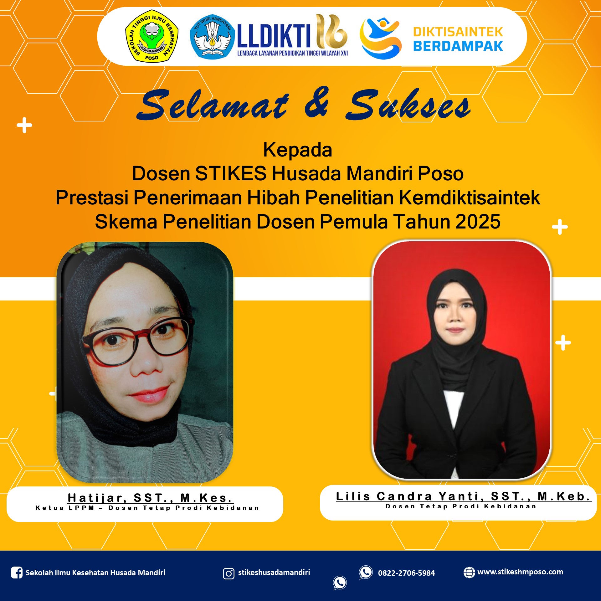 Dosen Penerima Hibah Penelitian Tahun 2025